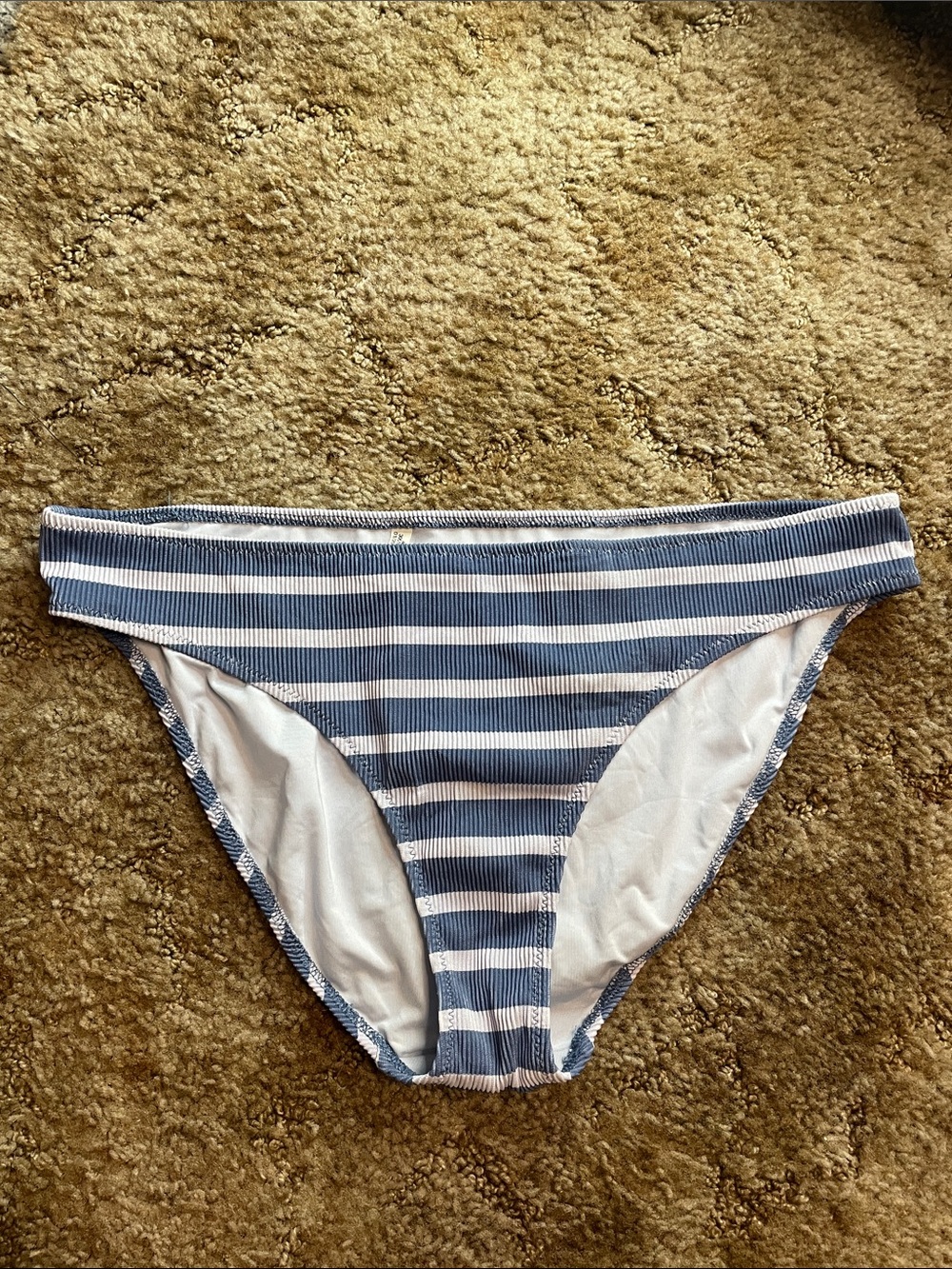 Aerie Striped Bikini Swim Bottom Size Large